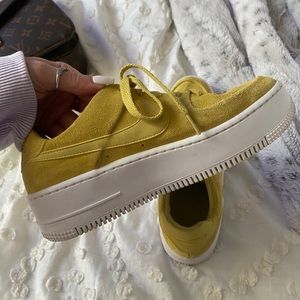 RARE Suede yellow Air Force 1
